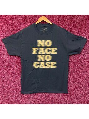 Fashion Nova No Face No Case Glitched Graphic T-Shirt Large